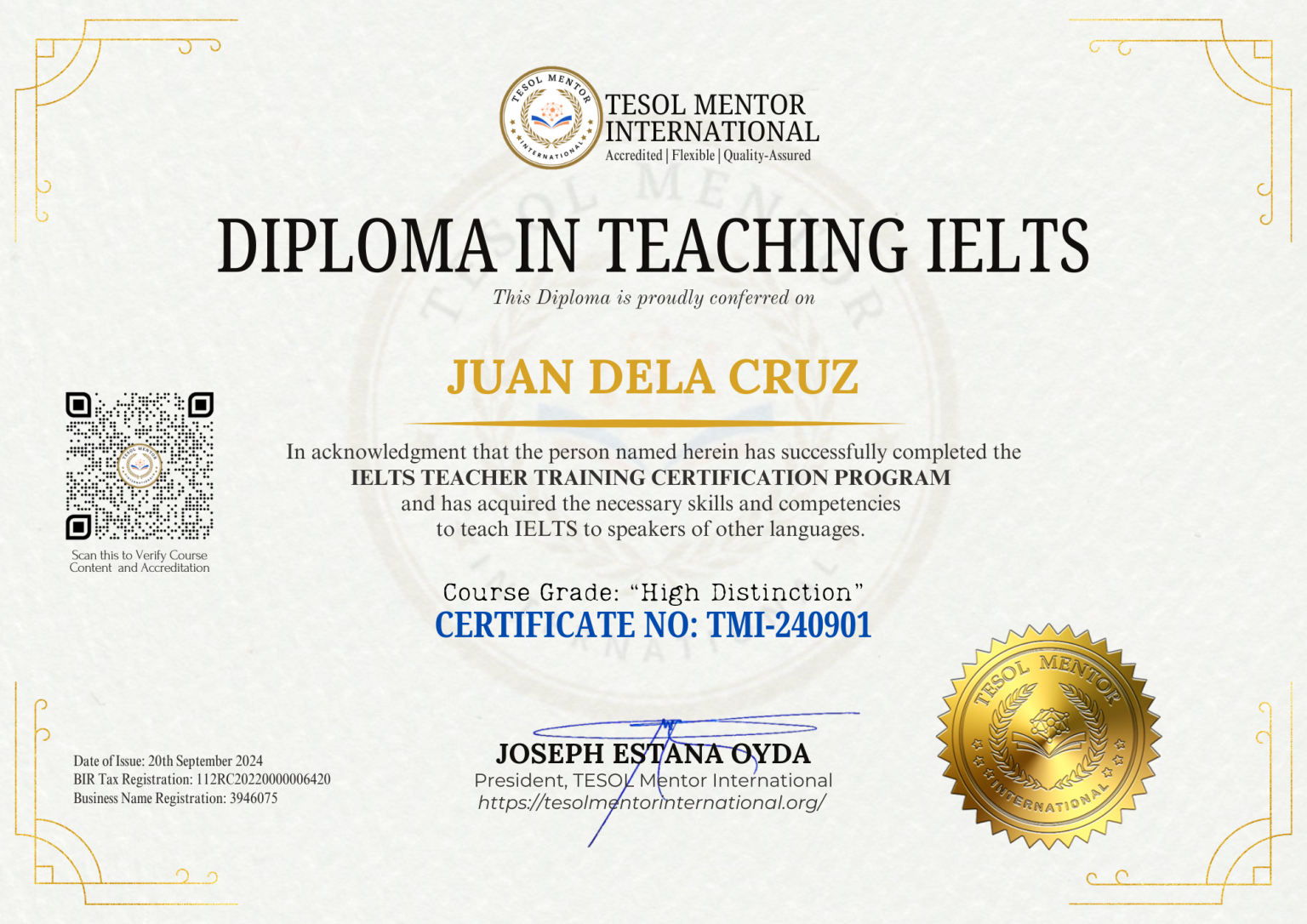 IELTS Teacher Training Certification Program | Certificate in Teaching ...